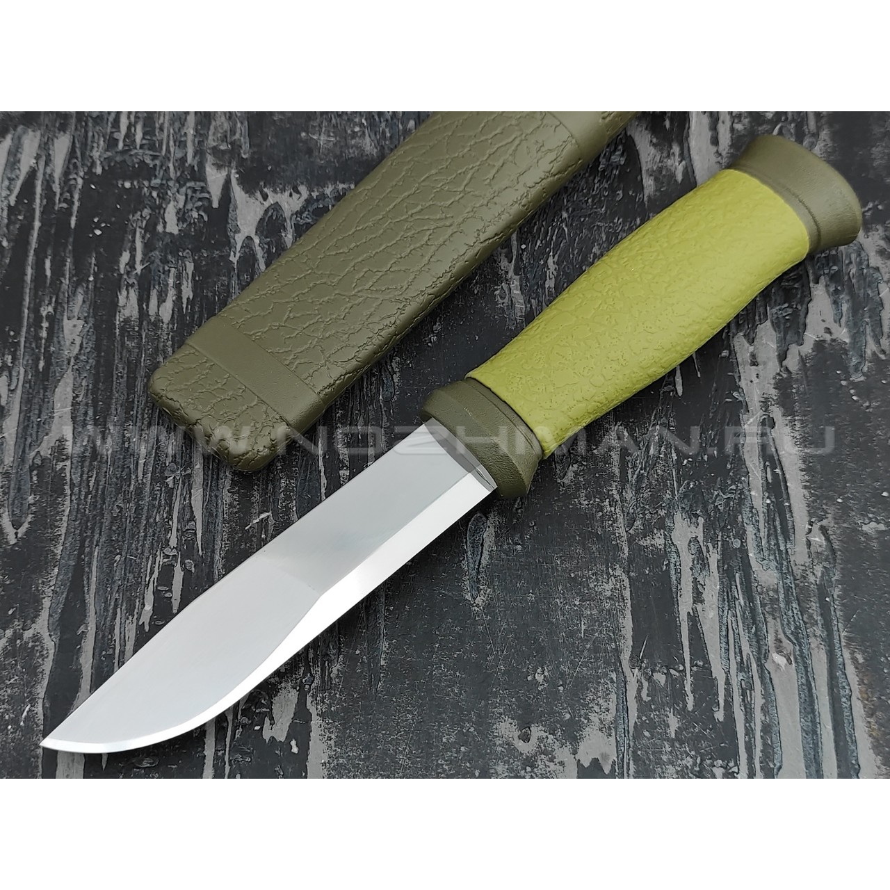 MORAKNIV нож 2000 Green 10629 сталь inox, рукоять резинопластик