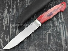 Кузница Коваль нож "Леголас" сталь S390, рукоять стаб. карельская береза