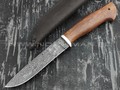 Кузница Коваль нож "Леголас" дамасская сталь, рукоять стаб. карельская береза