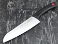 QXF нож Santoku R-4357 сталь 40Cr14, рукоять ABS