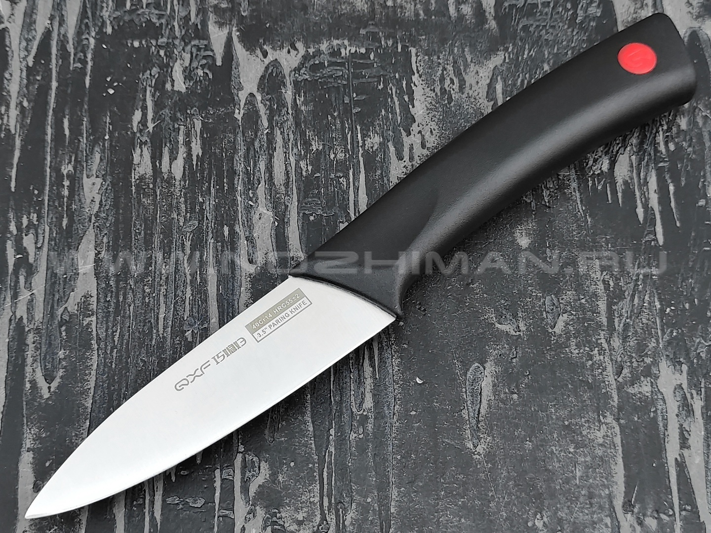 QXF овощной нож R-4373 сталь 40Cr14, рукоять ABS