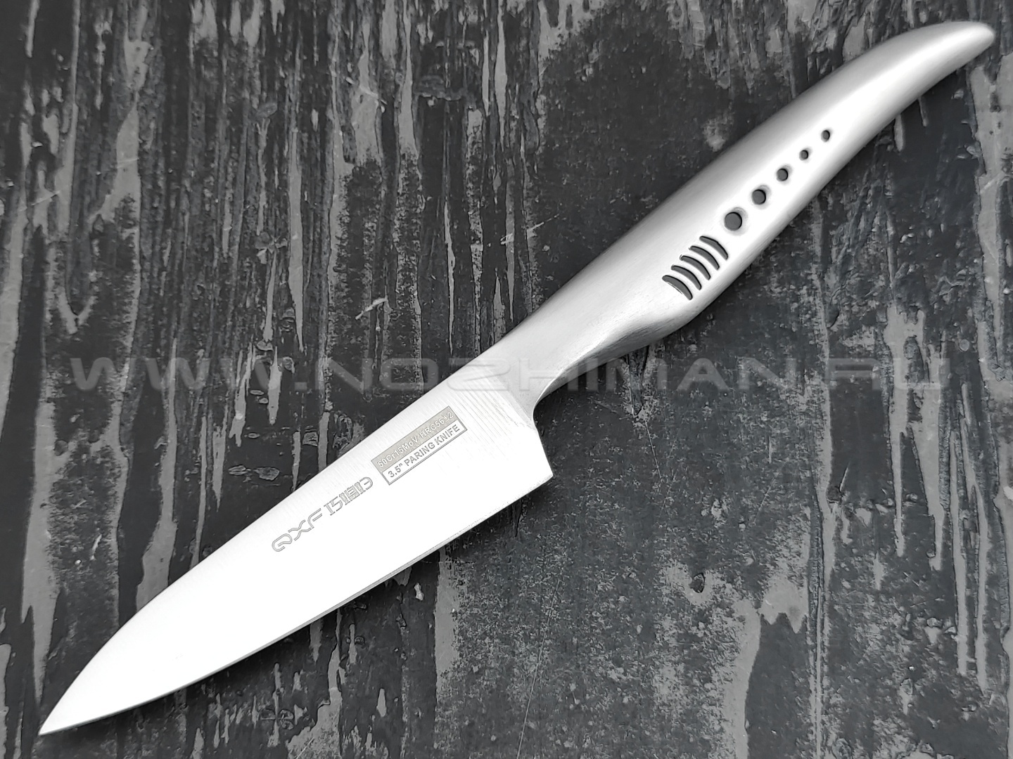 QXF Shark овощной нож R-5373 сталь 50Cr15MoV, рукоять сталь