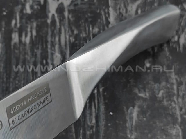 QXF разделочный нож R-4448 сталь 40Cr14, рукоять сталь