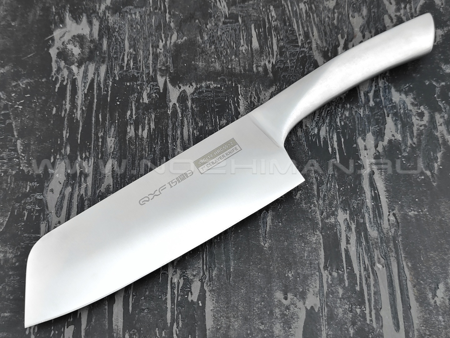 QXF нож-тяпка R-4417 сталь 40Cr14, рукоять сталь