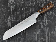 QXF нож Santoku R-4157 сталь 40Cr14, рукоять дерево