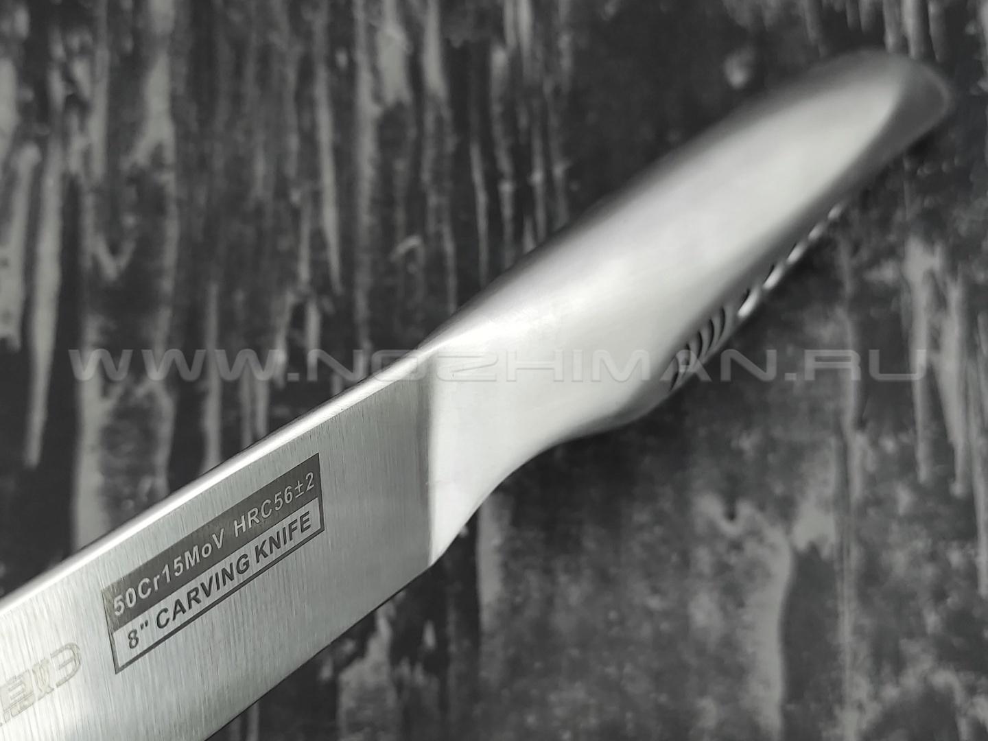 QXF Shark разделочный нож R-5348 сталь 50Cr15MoV, рукоять сталь
