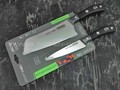 QXF набор из двух кухонных ножей R-42-2 сталь 40Cr14, рукоять ABS
