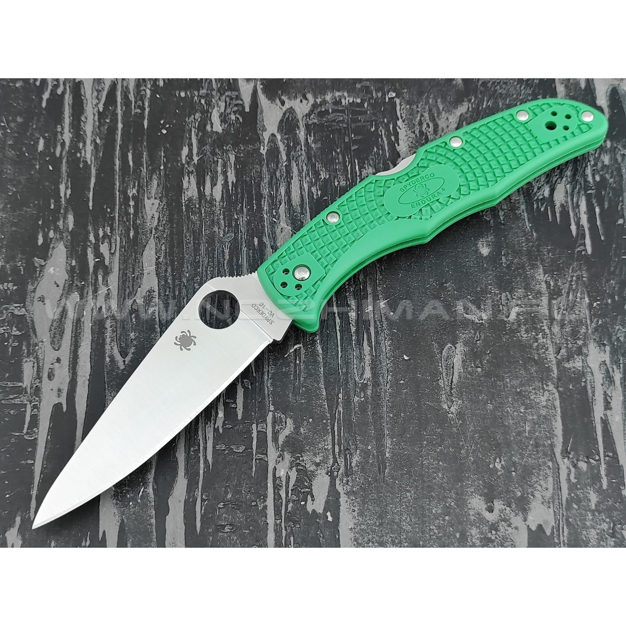 Нож Spyderco Endura 4 C10FPGR, сталь VG-10, рукоять FRN