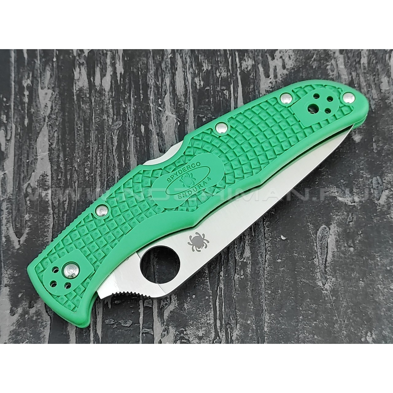 Нож Spyderco Endura 4 C10FPGR, сталь VG-10, рукоять FRN