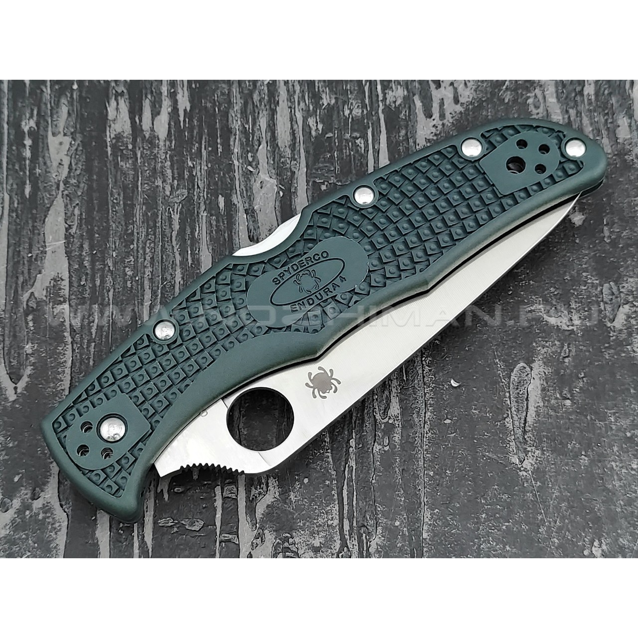 Нож Spyderco Endura 4 C10PGRE, сталь ZDP-189, рукоять FRN