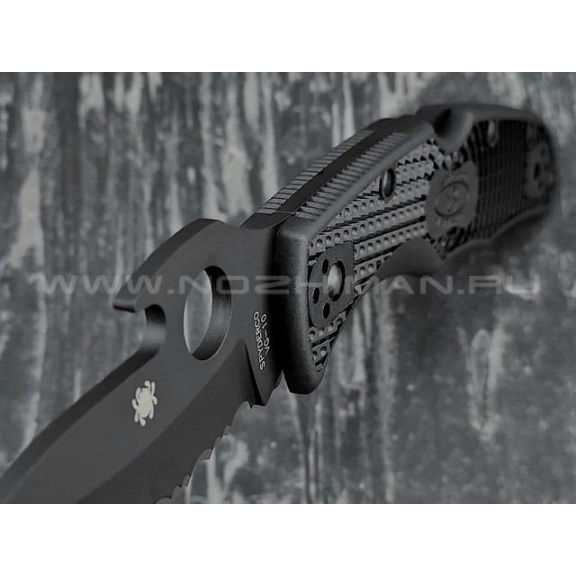 Нож Spyderco Matriarch 2 Emerson C12SBBK2W, сталь VG-10 black, рукоять FRN