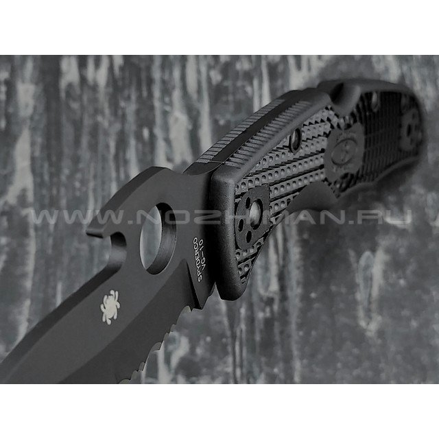 Нож Spyderco Matriarch 2 Emerson C12SBBK2W, сталь VG-10 black, рукоять FRN