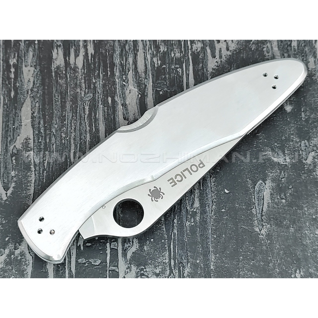 Нож Spyderco Police C07PS, сталь VG-10, рукоять Steel 410SS