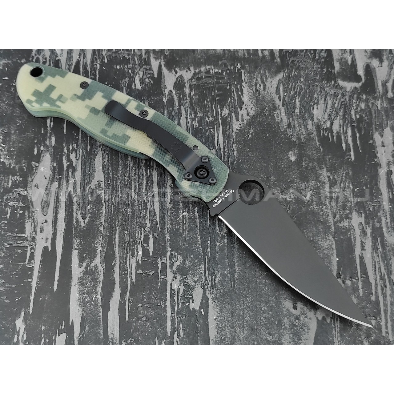 Нож Spyderco Military 36GPCMOBK, сталь CPM S30V, рукоять G10