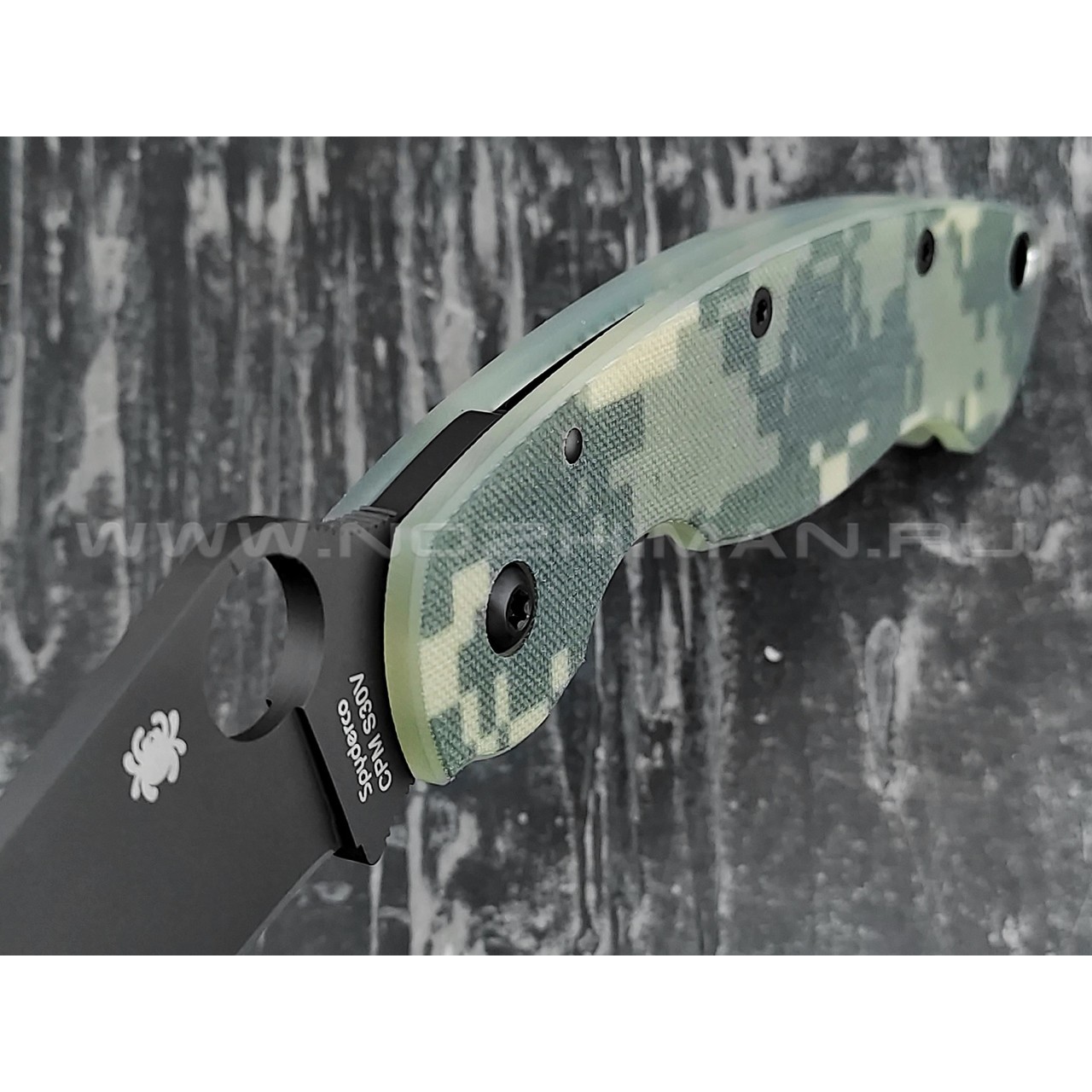 Нож Spyderco Military 36GPCMOBK, сталь CPM S30V, рукоять G10
