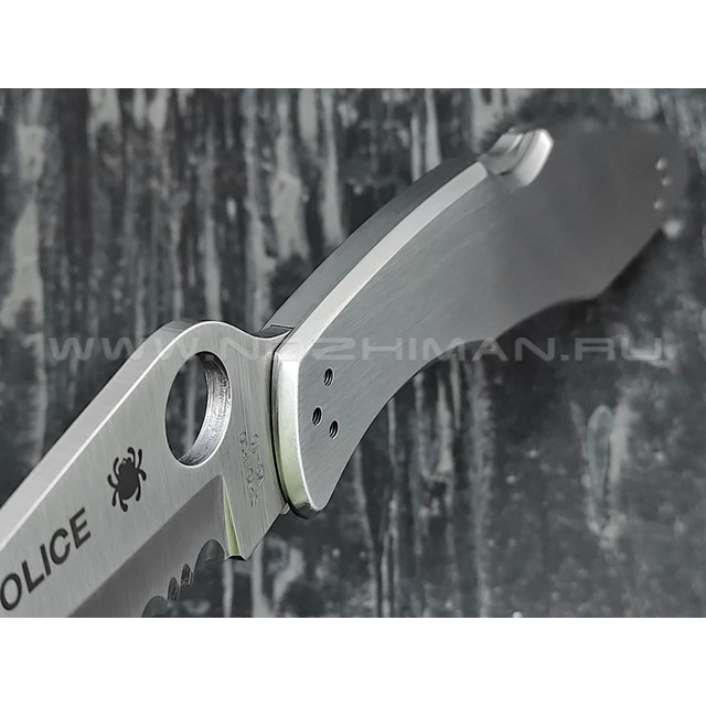 Нож Spyderco Police C07PS, сталь VG-10, рукоять Steel 410SS