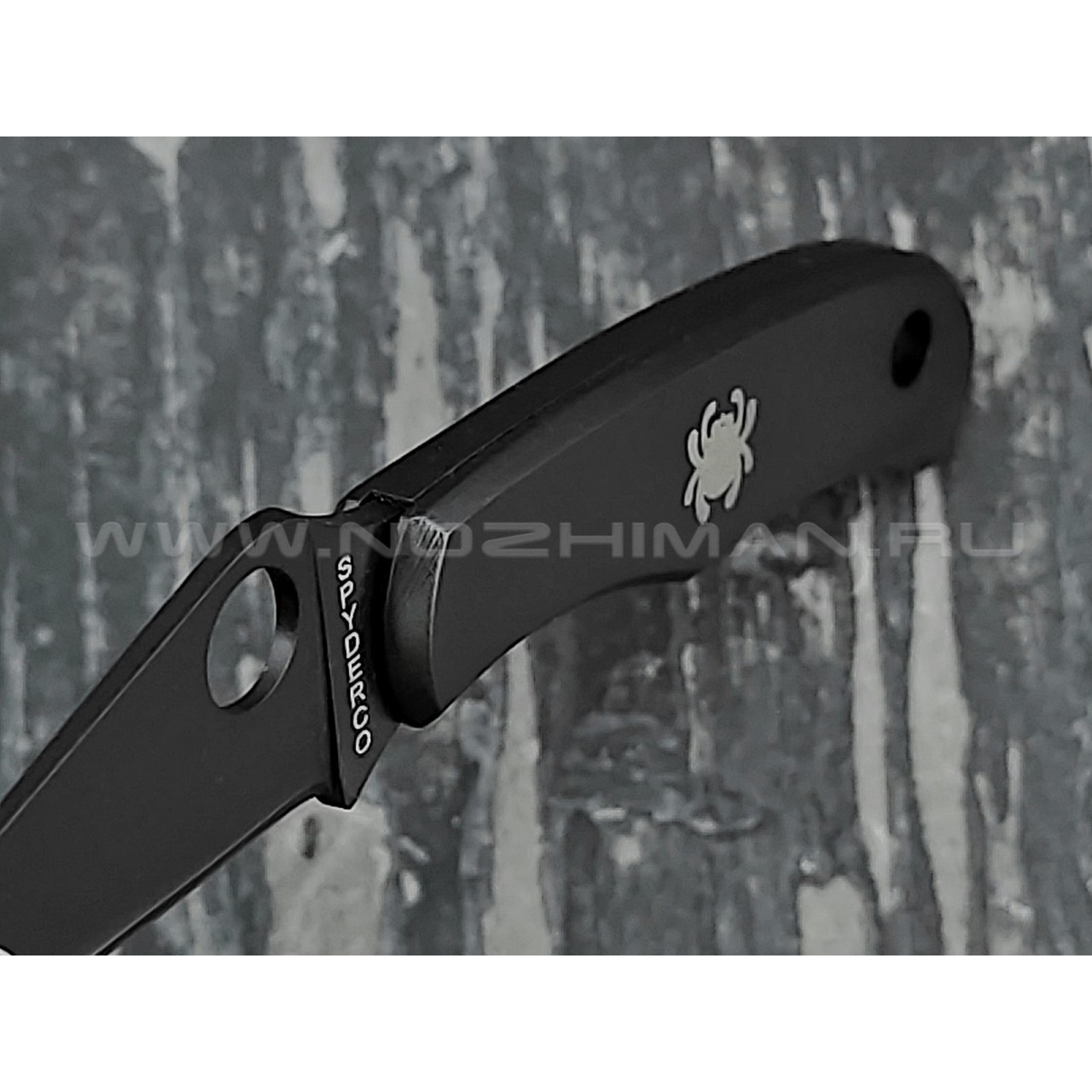 Нож Spyderco Bug C133BKP, сталь 420 black, рукоять Steel 410SS