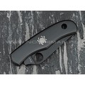 Нож Spyderco Bug C133BKP, сталь 420 black, рукоять Steel 410SS