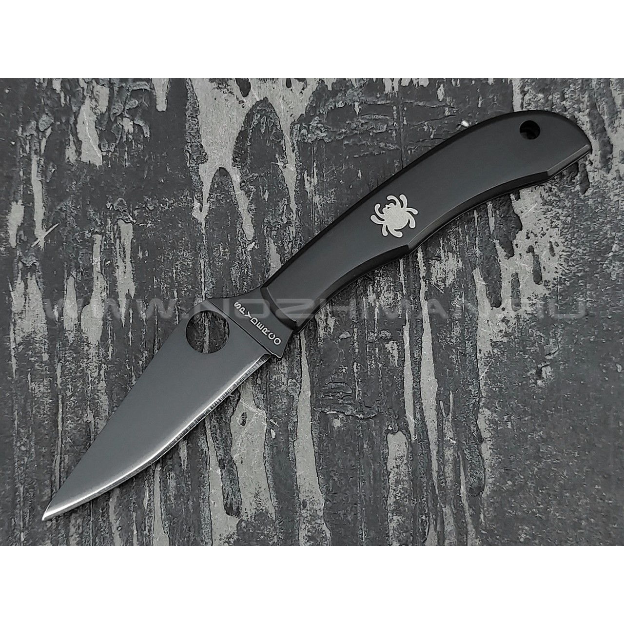 Нож Spyderco HoneyBee C137BKP, сталь 420 black, рукоять Steel 410SS