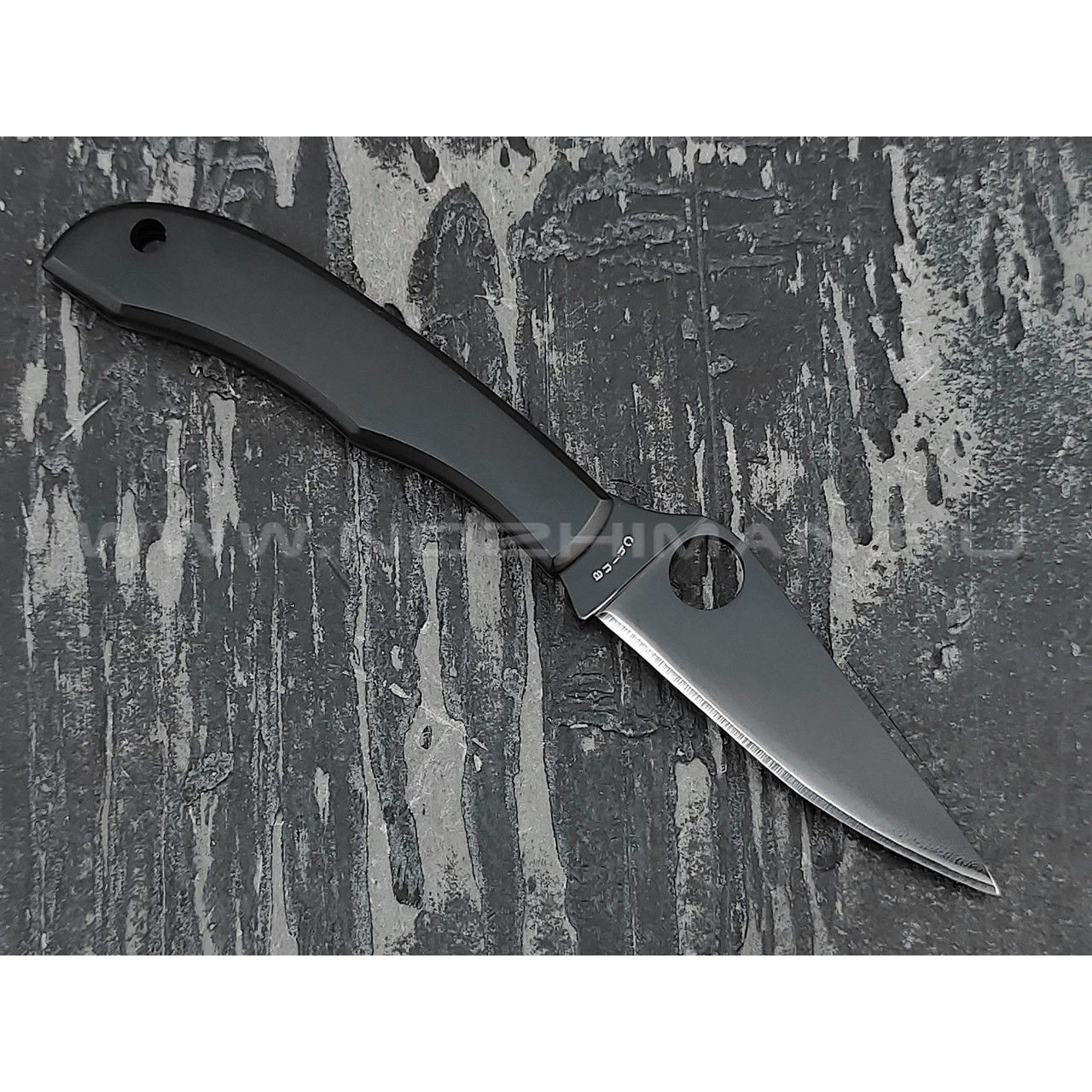 Нож Spyderco HoneyBee C137BKP, сталь 420 black, рукоять Steel 410SS