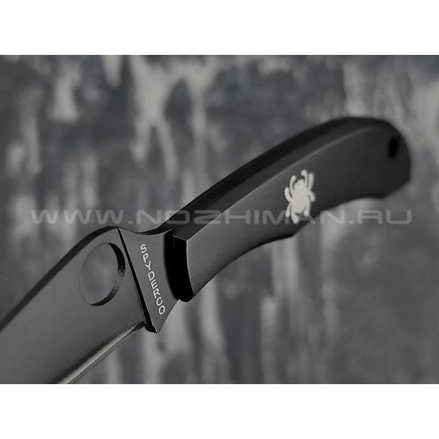 Нож Spyderco HoneyBee C137BKP, сталь 420 black, рукоять Steel 410SS