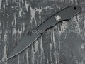 Нож Spyderco Grasshopper C138BKP, сталь 12C27 black, рукоять Steel 410SS