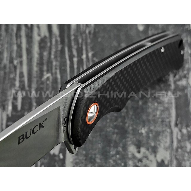 Нож Buck 0259CFS Haxby сталь 7Cr13, рукоять carbon