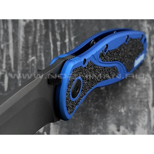 Нож Kershaw Blur 1670NBM4 сталь CPM-M4 black, рукоять aluminum 6061-T6 blue