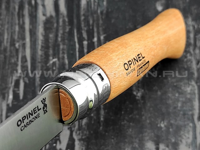 Нож Opinel Carbone №9 113090 сталь XC90, рукоять бук
