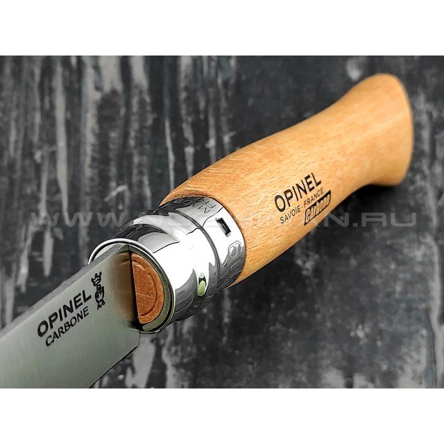 Нож Opinel Carbone №9 113090 сталь XC90, рукоять бук