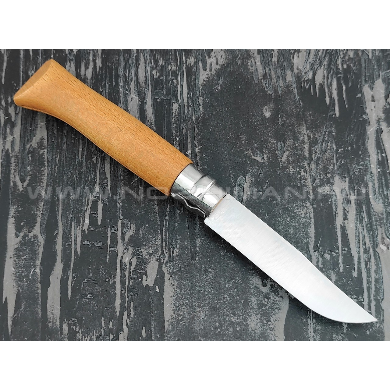 Нож Opinel Carbone №8 113080 сталь XC90, рукоять бук