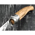 Нож Opinel складной филейный №10 000645 сталь Sandvik 12C27, рукоять олива