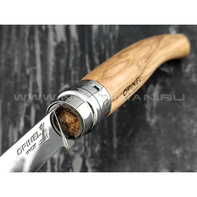 Нож Opinel складной филейный №10 000645 сталь Sandvik 12C27, рукоять олива