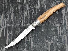 Нож Opinel складной филейный №10 000645 сталь Sandvik 12C27, рукоять олива
