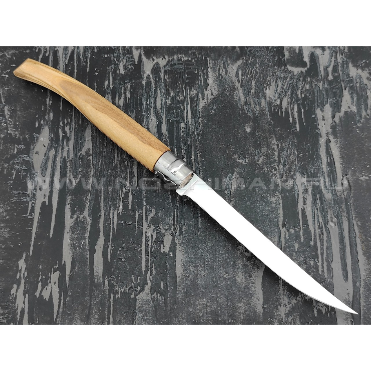 Нож Opinel складной филейный №12 001145 сталь Sandvik 12C27, рукоять олива