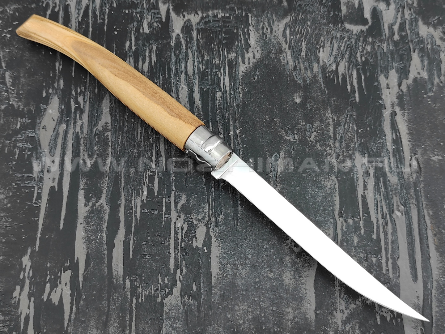 Нож Opinel складной филейный №12 001145 сталь Sandvik 12C27, рукоять олива