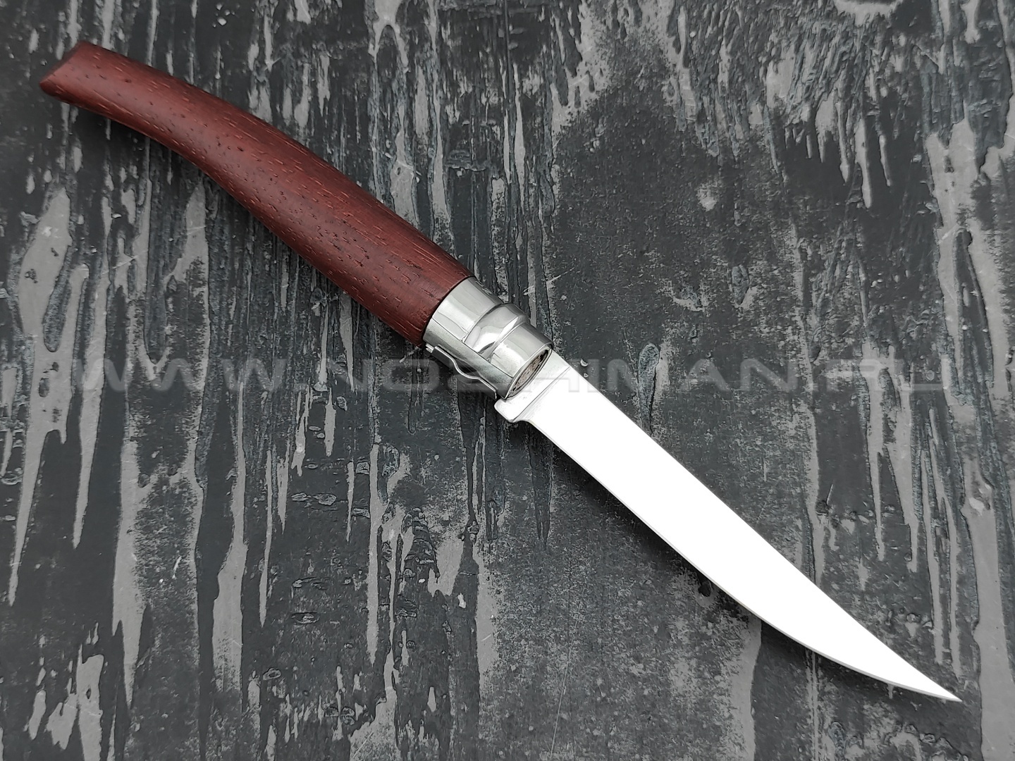 Нож Opinel складной филейный №10 000013 сталь Sandvik 12C27, рукоять бубинга