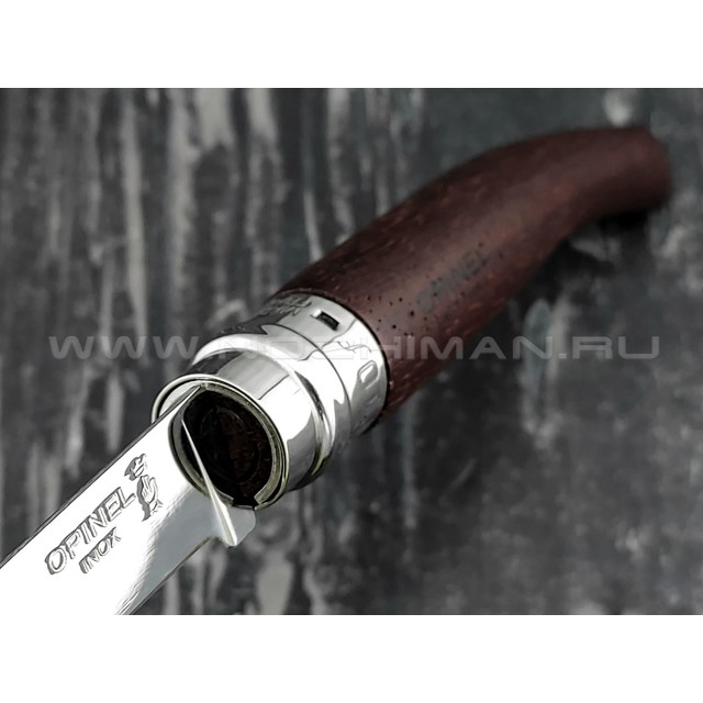 Нож Opinel складной филейный №10 000013 сталь Sandvik 12C27, рукоять бубинга