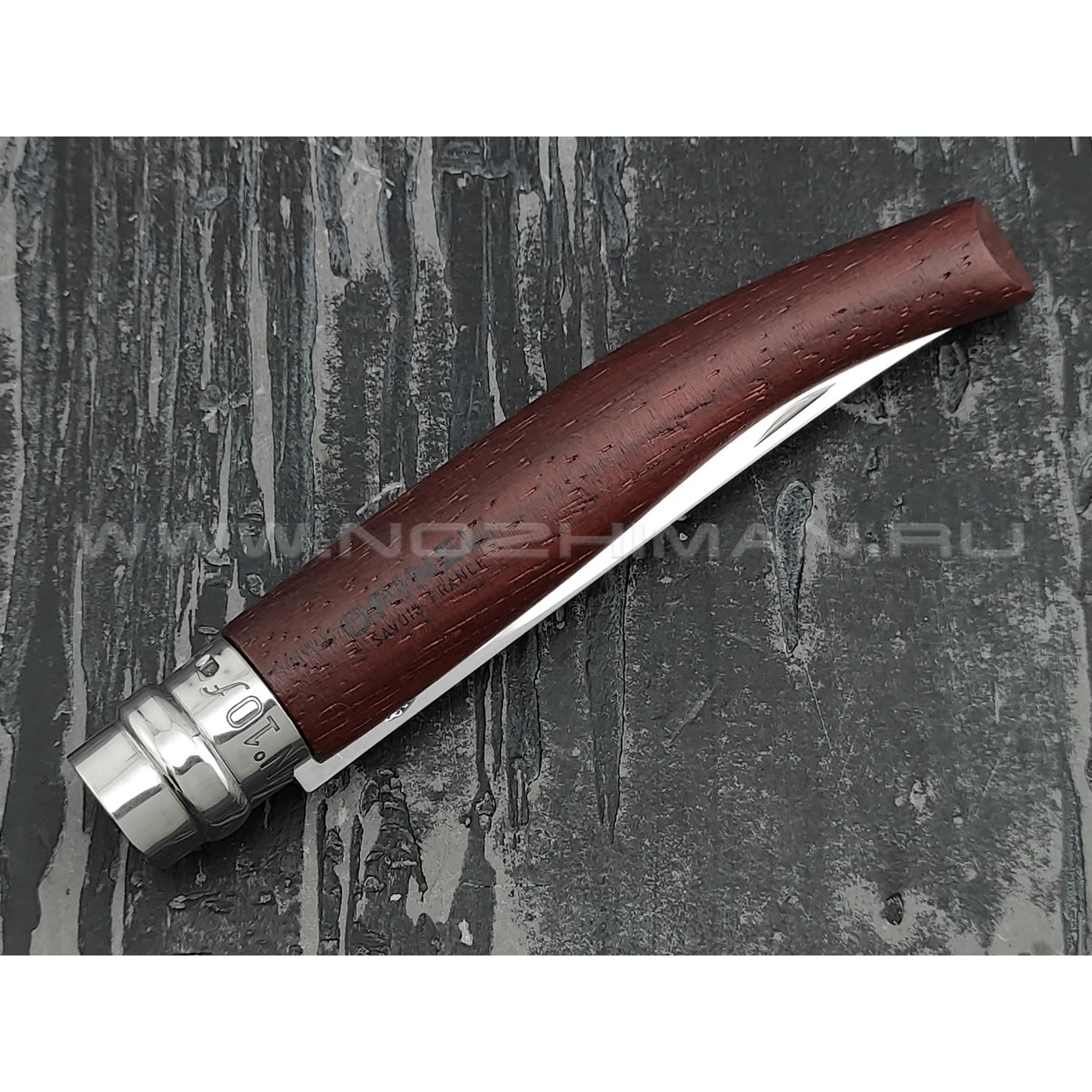 Нож Opinel складной филейный №10 000013 сталь Sandvik 12C27, рукоять бубинга