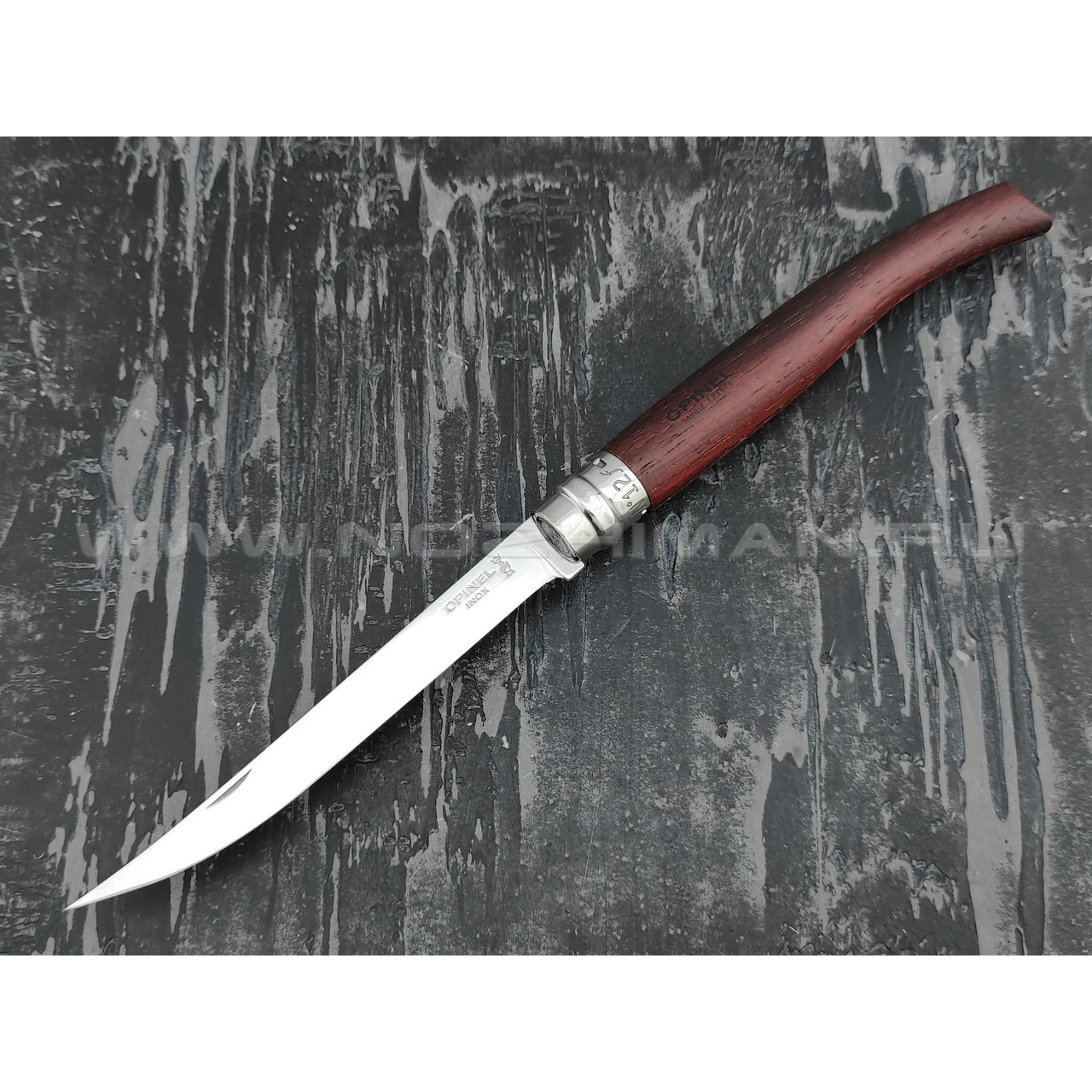 Нож Opinel складной филейный №12 000011 сталь Sandvik 12C27, рукоять бубинга