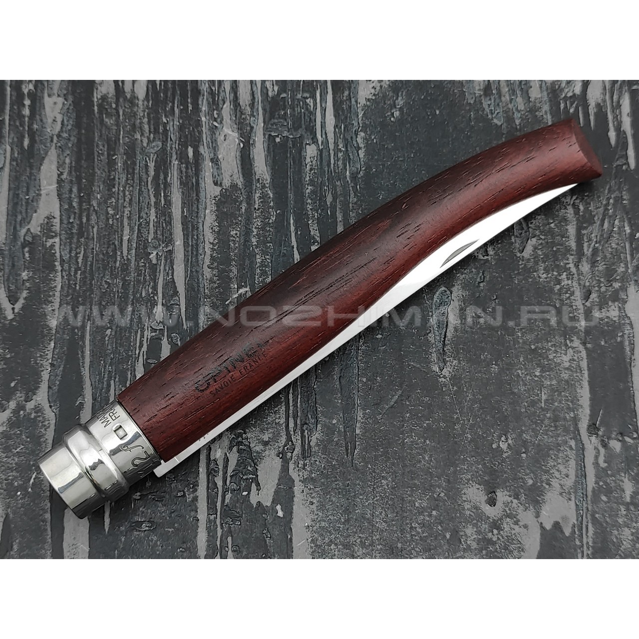 Нож Opinel складной филейный №12 000011 сталь Sandvik 12C27, рукоять бубинга
