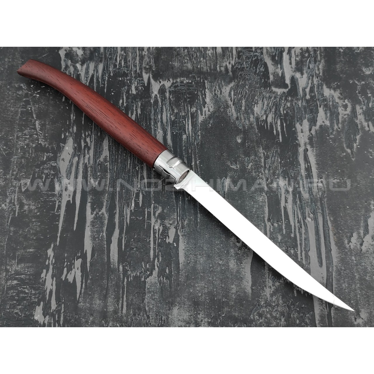 Нож Opinel складной филейный №15 243150 сталь Sandvik 12C27, рукоять бубинга