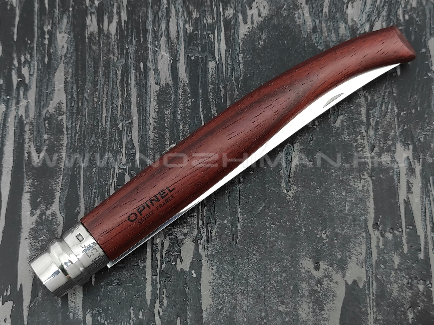 Нож Opinel складной филейный №15 243150 сталь Sandvik 12C27, рукоять бубинга