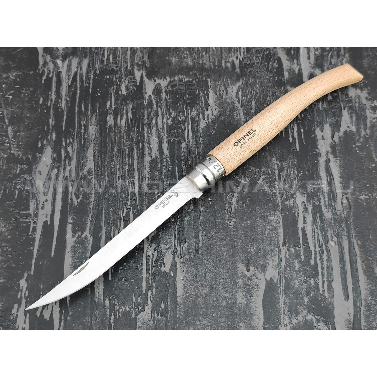 Нож Opinel складной филейный №12 000518 сталь Sandvik 12C27, рукоять бук