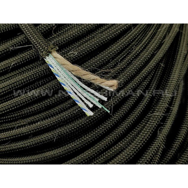 Paracord 550 Survival Dark OD Green