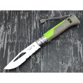 Нож Opinel Outdoors №8 001714 green сталь Sandvik 12C27, рукоять polyamide Нож Opinel Outdoors №8 001714 green сталь Sandvik 12C27, рукоять polyamide