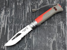 Нож Opinel Outdoors №8 001715 red сталь Sandvik 12C27, рукоять polyamide