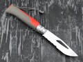 Нож Opinel Outdoors №8 001715 red сталь Sandvik 12C27, рукоять polyamide