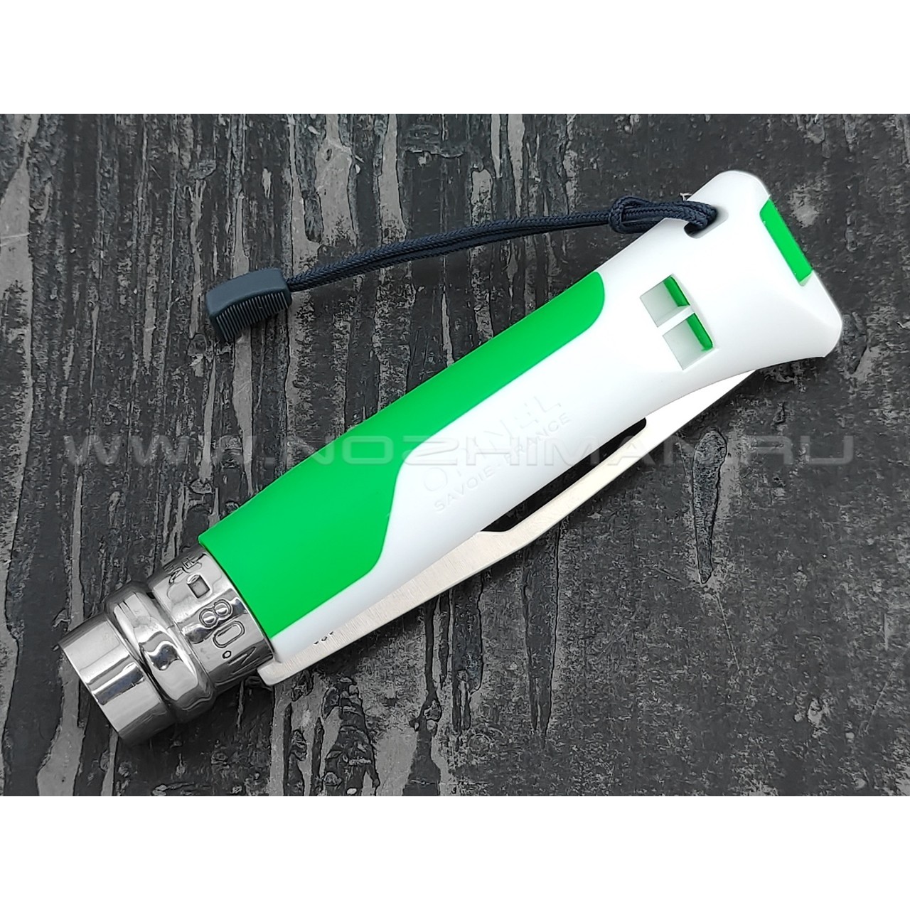 Нож Opinel Outdoors №8 002319 white сталь Sandvik 12C27, рукоять polyamide