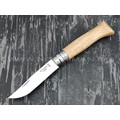 Нож Opinel №8 Inox 002021 сталь Sandvik 12C27, рукоять дуб Нож Opinel №8 Inox 002021 сталь Sandvik 12C27, рукоять дуб